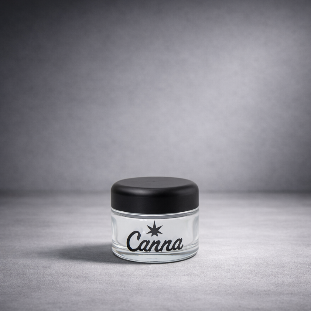 5ml Glass Concentrate Jar - Round