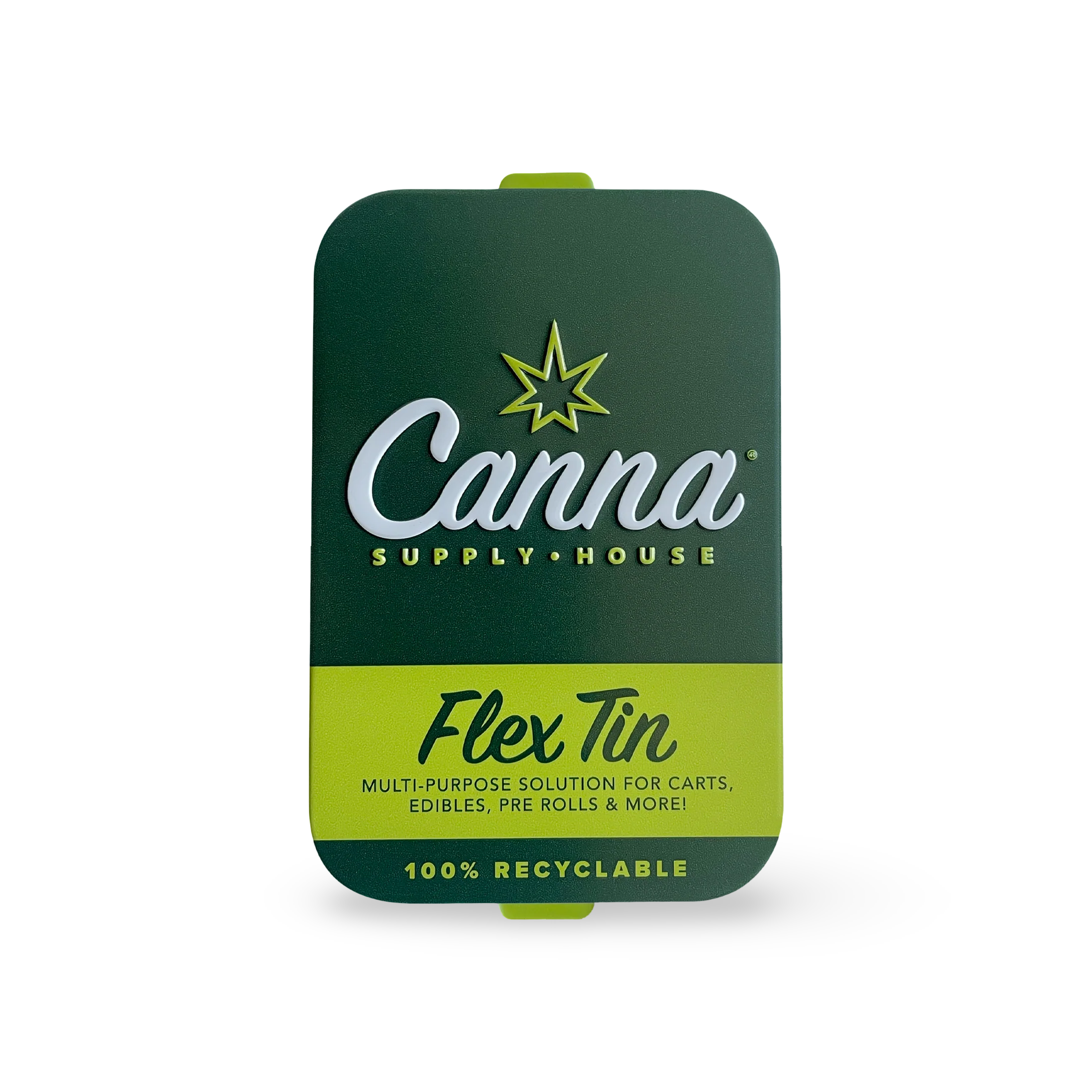Flex Tin – child-resistant cannabis tin packaging for edibles, vape cartridges, and pre-rolls, offering durable protection and premium customization to elevate brand visibility and ensure compliance.