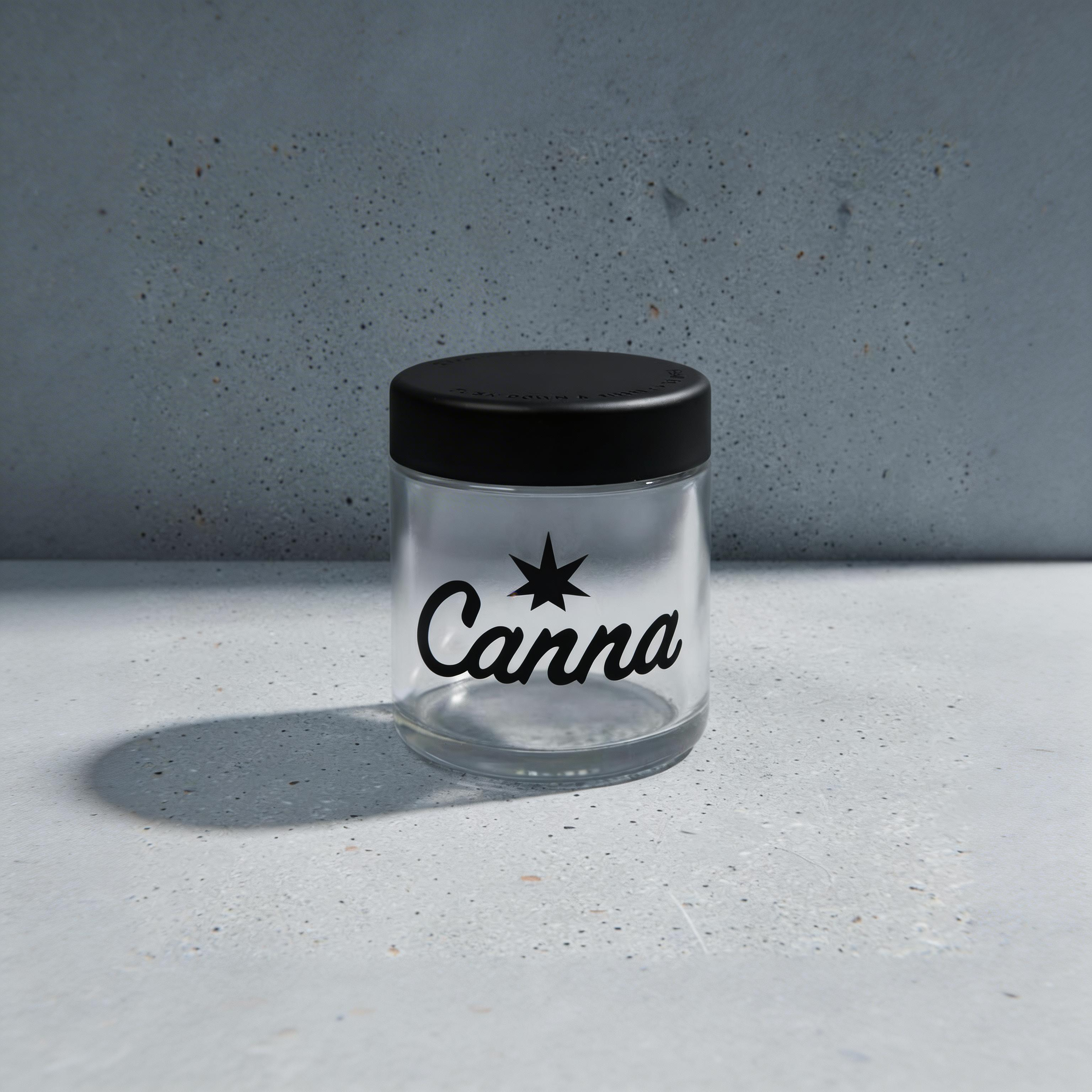 4oz Glass Quarter Jar