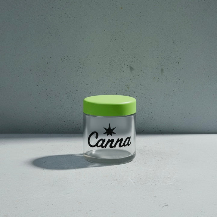 2oz Glass Eighth Jar - Straight