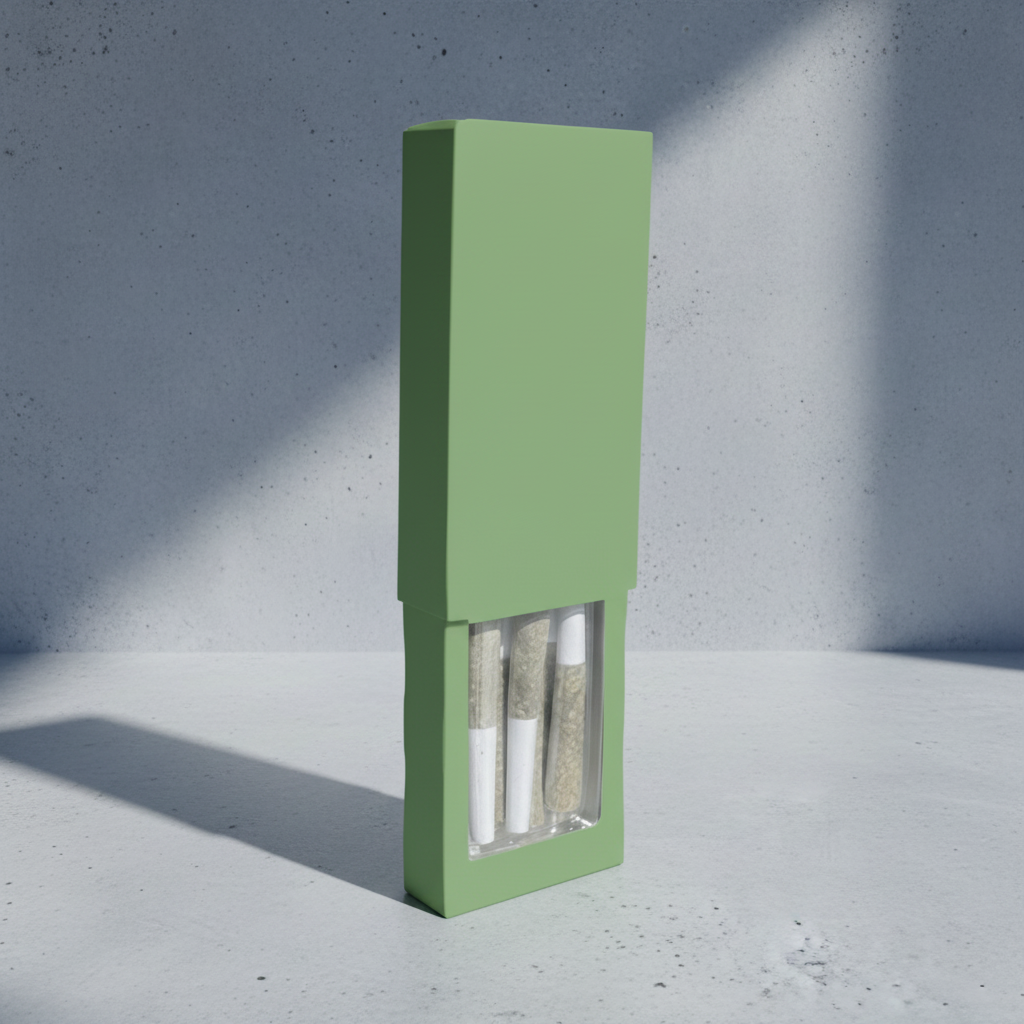 Keyhole Preroll Box - Clamshell